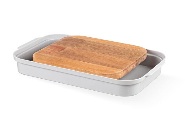 Eolya Wooden Cutting Board with Bowl - 3