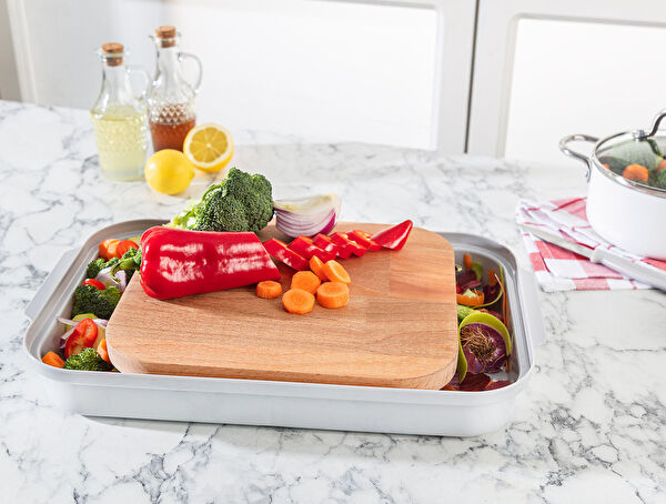 Eolya Houten Snijplank met Kom - 1