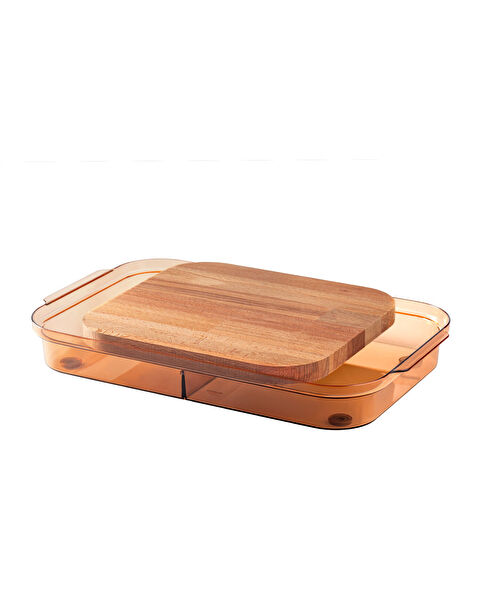 Eolya Houten Snijplank met Kom - 3