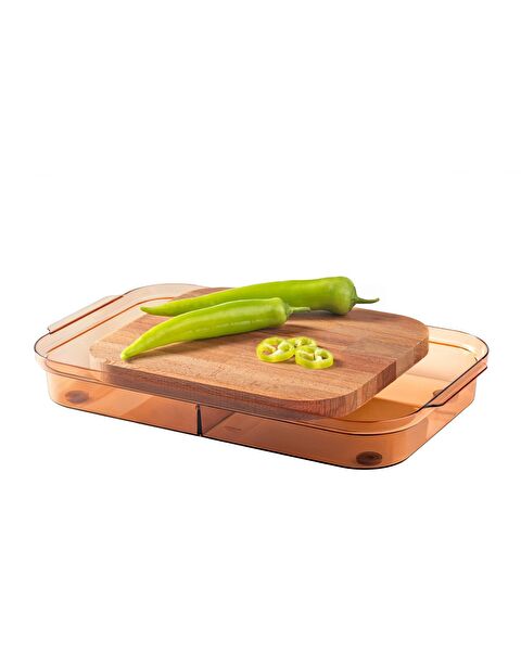 Eolya Houten Snijplank met Kom - 4
