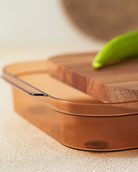 Eolya Houten Snijplank met Kom - 1