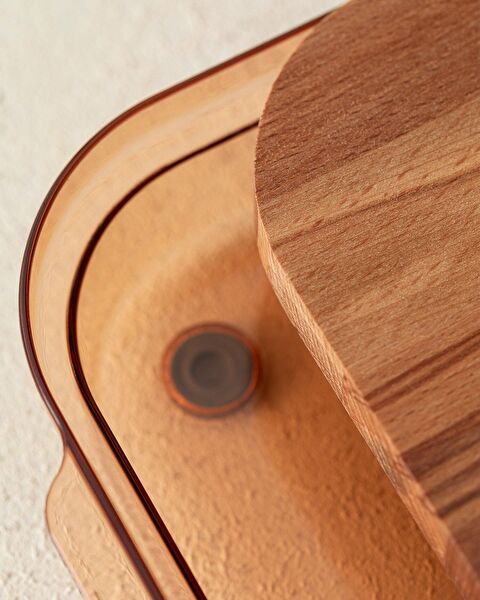 Eolya Houten Snijplank met Kom - 2