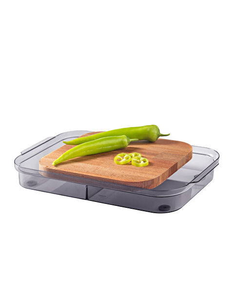 Eolya Houten Snijplank met Kom - 4