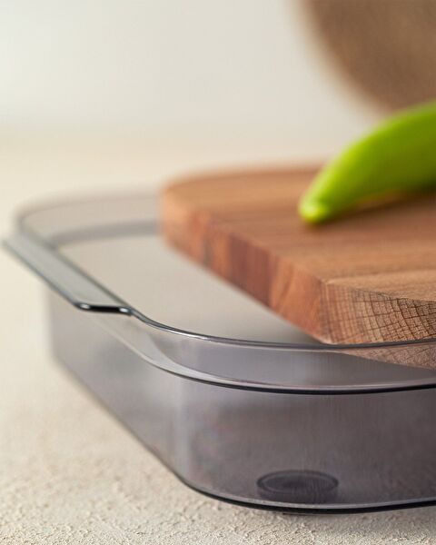 Eolya Houten Snijplank met Kom - 1