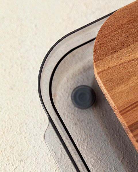 Eolya Houten Snijplank met Kom - 2