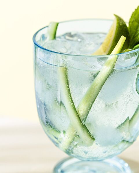 Domme 2-Piece Plastic Cup - Turquoise - 385 ml - 2