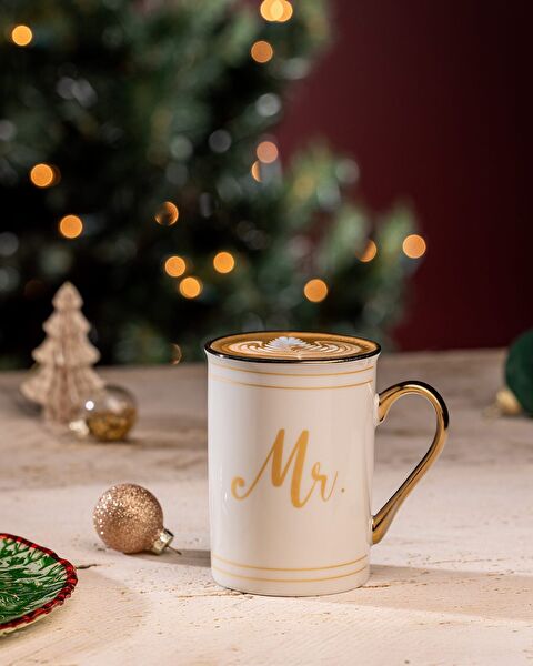 Reve Rona Mug - White/Gold - 280 ml - 1