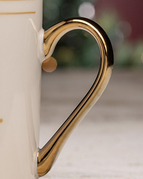 Reve Rona Mug - White/Gold - 280 ml - 4