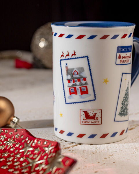 Reve Lucien Mug - White/Blue - 280 ml - 3