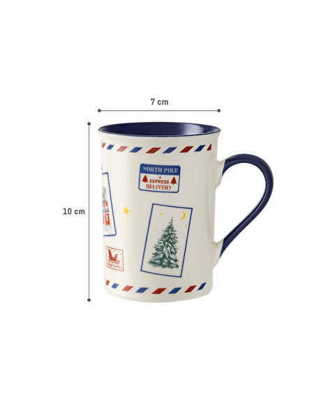 Reve Lucien Mug - White/Blue - 280 ml - 5