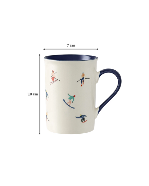 Reve Emilo Mug - White/Blue - 280 ml - 5