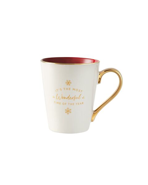 Espoir Dory Mug - White/Red - 330 ml - 4