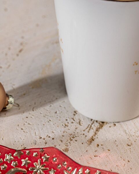 Espoir Dory Mug - White/Red - 330 ml - 1