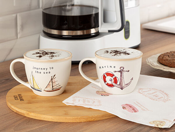 Marine Jardin 2-Piece Mug Set - 0