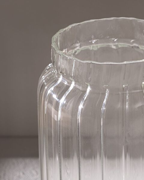 Voyana Optical Borosilicate Glass Jar 14cm - 3
