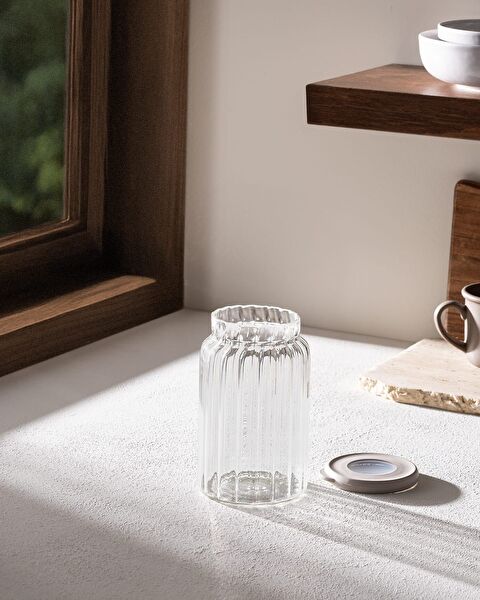Voyana Optical Borosilicate Glass Jar 14cm - 1