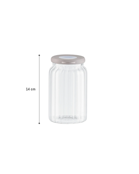 Voyana Optical Borosilicate Glass Jar 14cm - 7