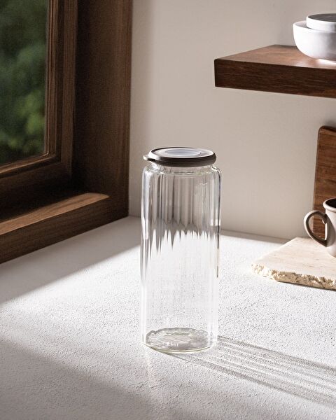 Voyana Optic borosilicaatglazen pot - 1200 ml - 0