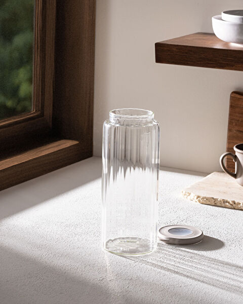 Voyana Optic borosilicaatglazen pot - 1200 ml - 1