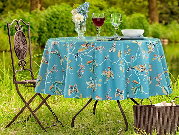 Violet Pvc Masa Örtüsü - 0