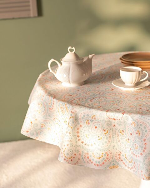 Ancre PVC Tafelkleed - Blauw - 140 cm - 1