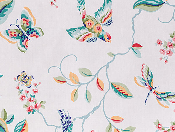 Violet Pvc Masa Örtüsü - Beyaz - 140x200 cm - 1