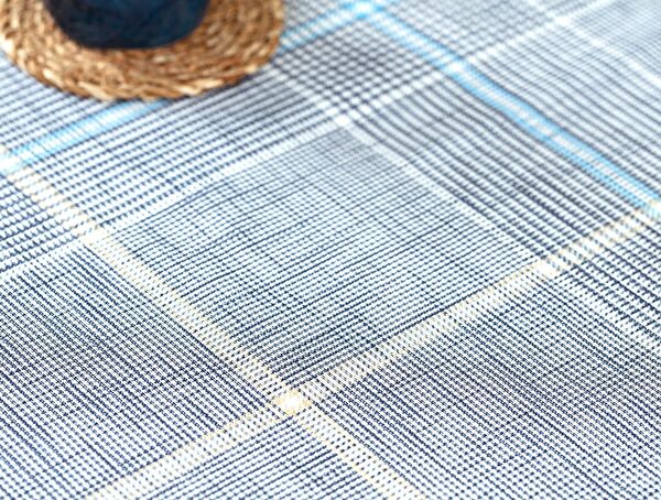 Boise PVC Tablecloth - Navy Blue - 140 cm - 1