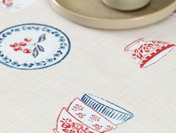 Mavel Pvc Masa Örtüsü - Bej - 140x200 cm - 1