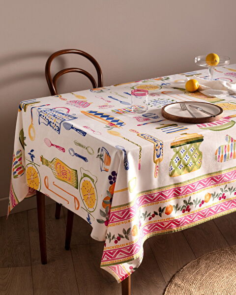 Cute Polycotton Tablecloth - 0
