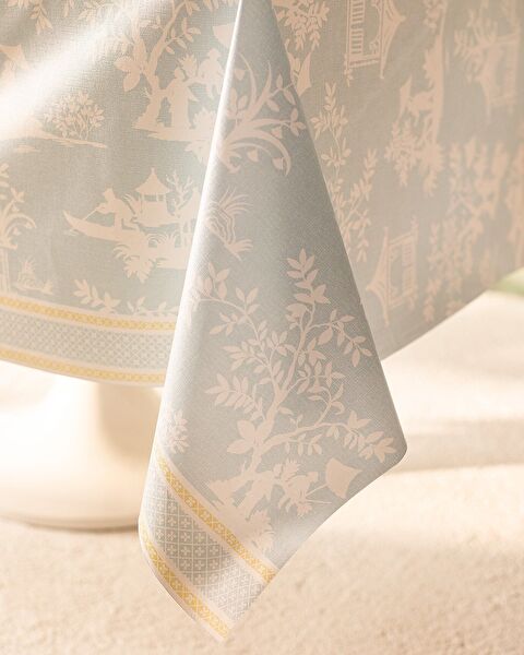 Bukuria Pvc Masa Örtüsü - Açık Mavi - 140x140 cm - 3