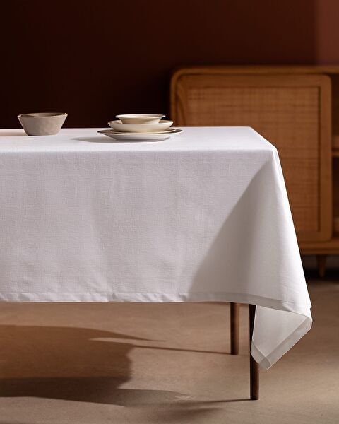 Brume Tafelkleed - Wit - 160x230 cm - 0