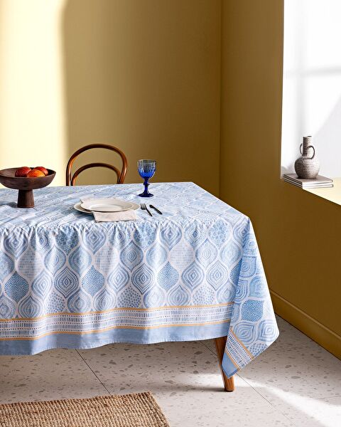 Wanzele Masa Örtüsü - Mavi - 160x200 cm - 0