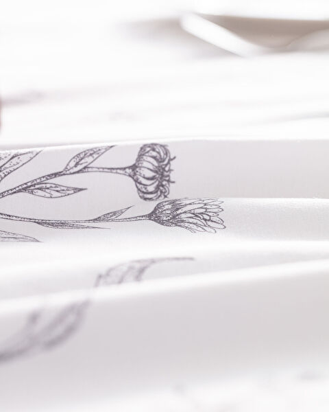 Nappe Sarthe - Blanc/Anthracite - 160x200 cm - 4