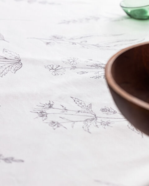 Nappe Sarthe - Blanc/Anthracite - 160x200 cm - 3