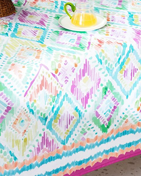 Nivelle Tafelkleed - 150x200 cm - Paars/Blauw - 2