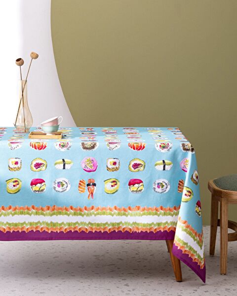 Paulina Masa Örtüsü - 150x200 cm - Renkli - 0