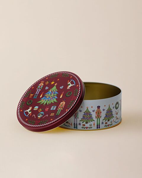 Chris Yuvarlak Metal Kutu Büyük - 5