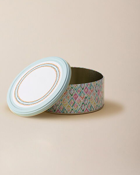 Boîte ronde en métal Collin de taille moyenne - 1