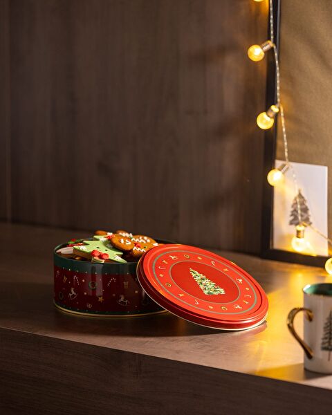 بوني صندوق معدني دائري متوسط - 5