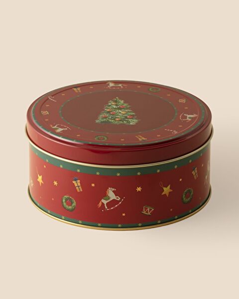 بوني صندوق معدني دائري متوسط - 0