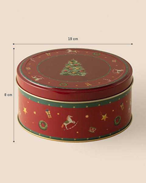 بوني صندوق معدني دائري متوسط - 9