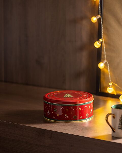 بوني صندوق معدني دائري متوسط - 6