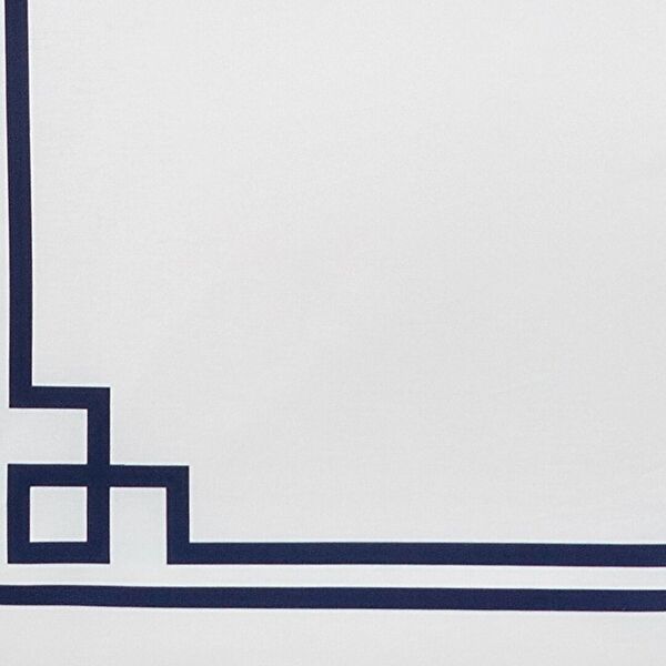 Alher Double Duvet Cover Set - Navy Blue - 2