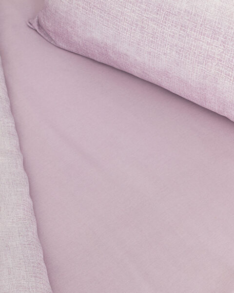 Adelya Tweepersoons 100% katoen Madame Coco Crep dekbedovertrekset met print - Pruim - 7