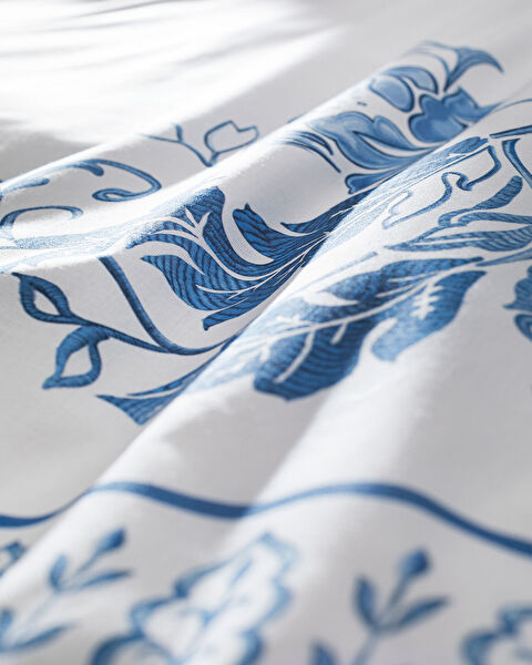 Orlena tweepersoonsdekbedovertrekset - blauw - 3