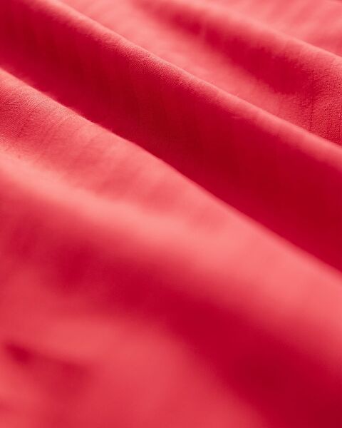 Adrien Double Striped Covered Duvet Cover Set - Red - 5