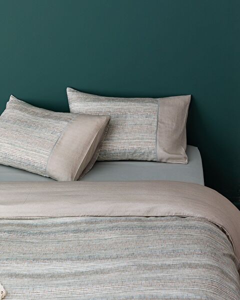 Burnel Double Coco Crepe Printed Duvet Cover Set - 1