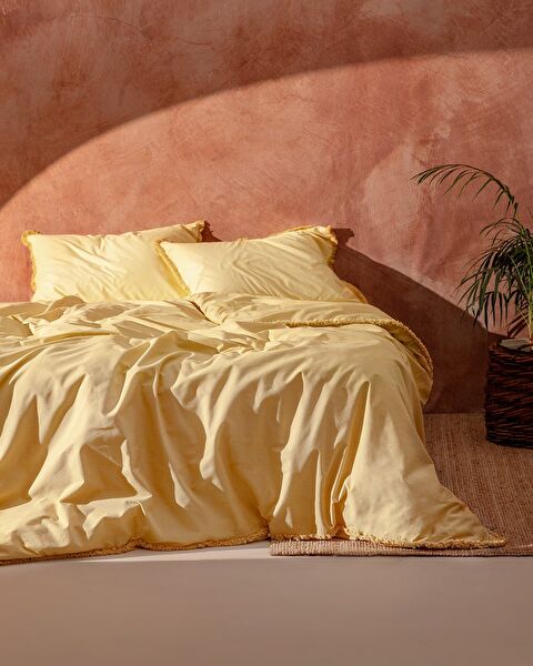 Sona Double Tassel Duvet Cover Set - 0