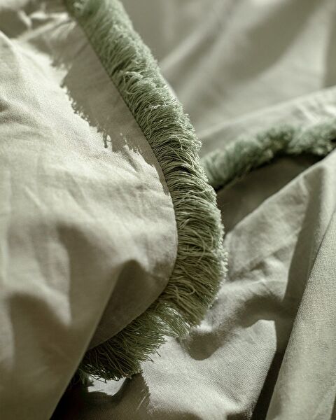 Sona Double Tassel Duvet Cover Set - 4