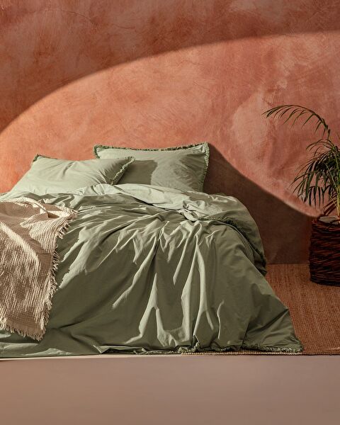 Sona Double Tassel Duvet Cover Set - 0